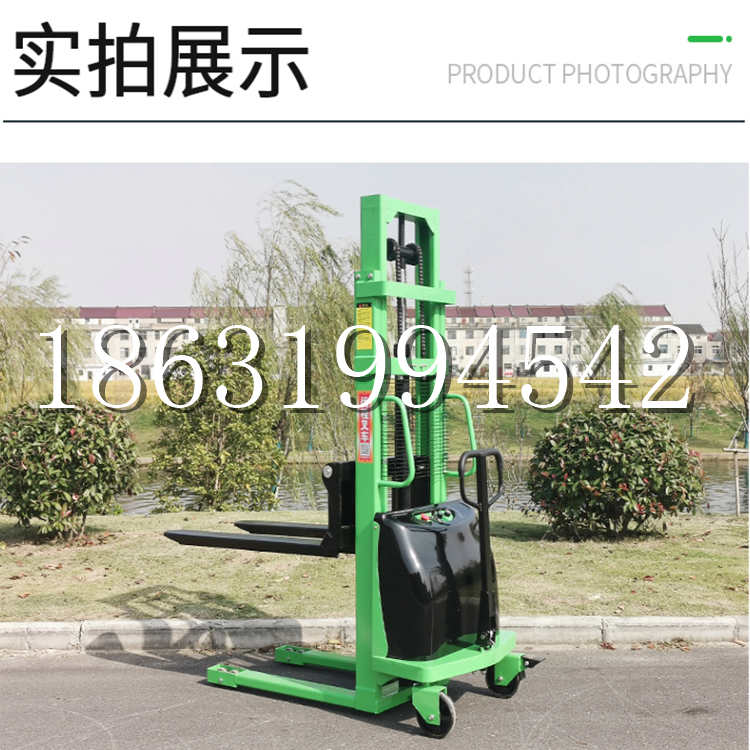 云龙县电动叉车堆高车液压铲车电瓶1吨2吨站驾步行式小型全自动叉车